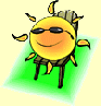 Sun in a lawn chair